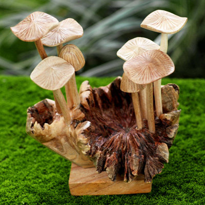 Statue saison des champignons Arlmont & Co.