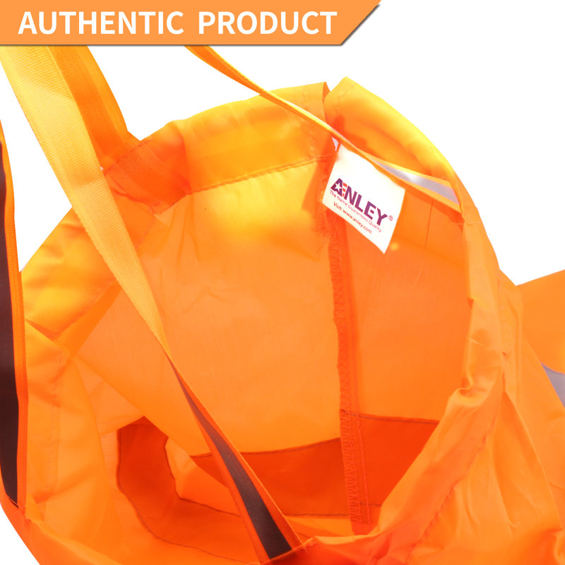 Anley 30 Inch Orange Rip-stop Polyester Windsock with Reflective Belt