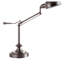 Lampe de table en métal argenté