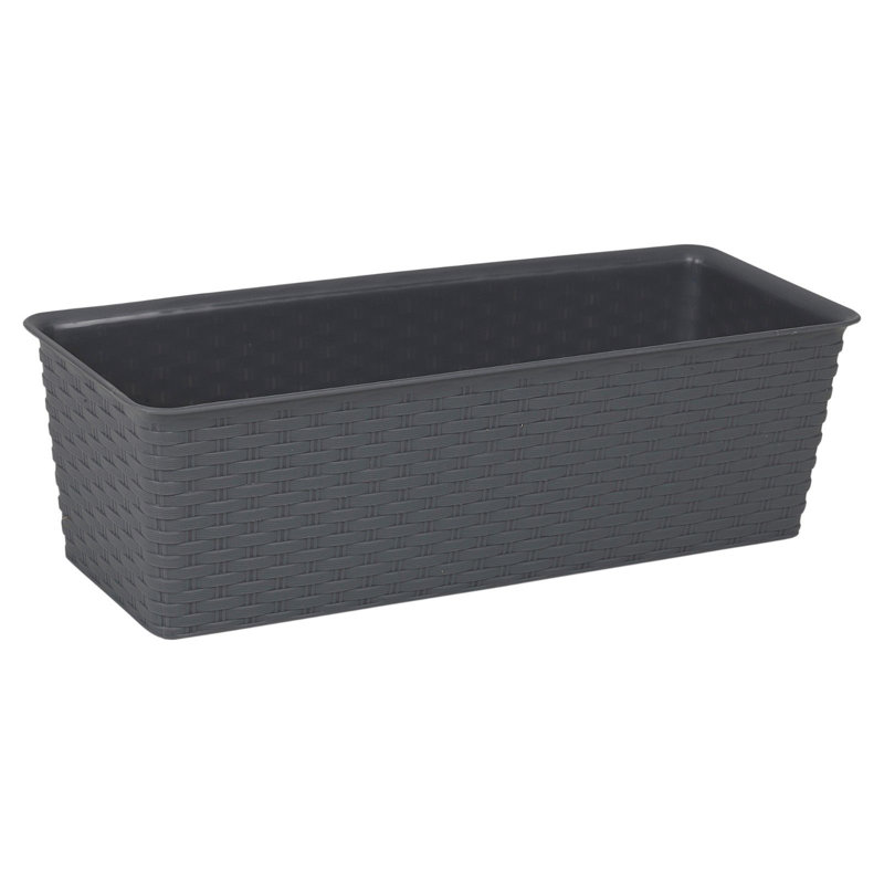 Planter Box, 14cm H x 50cm W x 18cm D, Beige