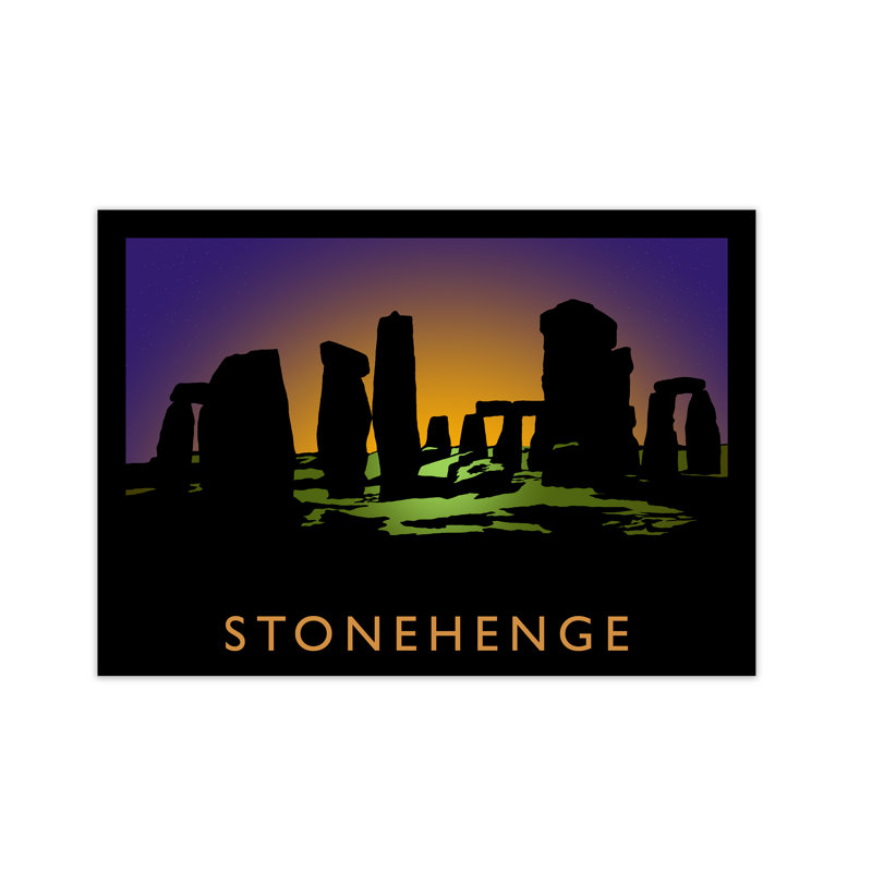 Stonehenge by Richard O'Neill - Print, 59.4 cm H x 81.4 cm W