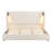 Upholstered Bed Frame with High Wingback Headboard,Reading Lamp and USB port-1573221752