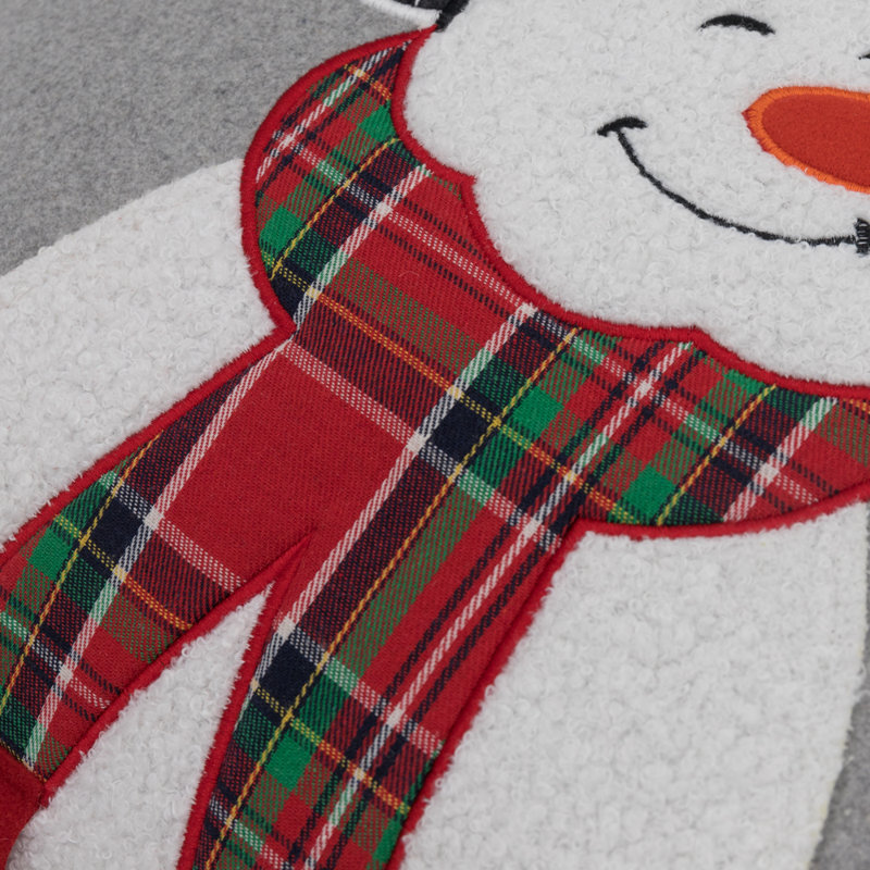 Santa Claus Wool Blend Pillow Cover
