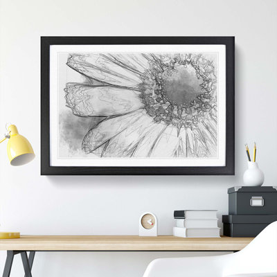 Pretty Flower in Abstract - Picture Frame Graphic Art Print