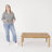 Ajuni Rectangular Aluminum Outdoor Coffee Table-1729794522