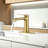 Single-Hole Single-Handle Bathroom Faucet With Drain Assembly-122282124