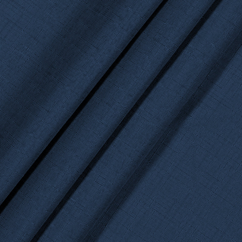 Eclipse Kendall Grommet Solid Blackout Curtain Panel, Denim, 42" W x 63" L