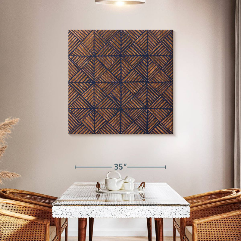 Kerner Copper Pattern, 39" H x 39" W