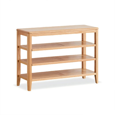 Burlywood Solid Wood Bench