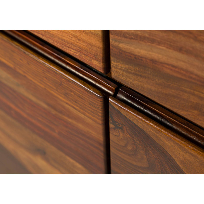 Toronto Solid Wood Wardrobe, Walnut Wood