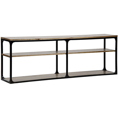 Novie 84'' Solid Wood Top Console Table