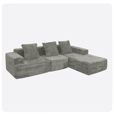 Convertible Modular Sectional Sofa Set Popular Compression Sofa