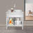 Freestanding Commercial Restaurant Kitchen Sink With Pull-Out Faucet