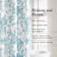 Rideau de douche Bird et Hydrangea Toile simple bleu sarcelle 72 x 72