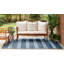 Striped Indoor / Outdoor Area Rug-45664077
