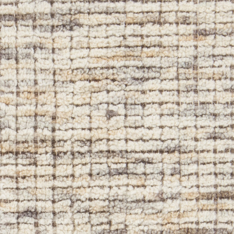Tapis beige tissé à la main Cunningham, Rectangle 9 pi x 13 pi