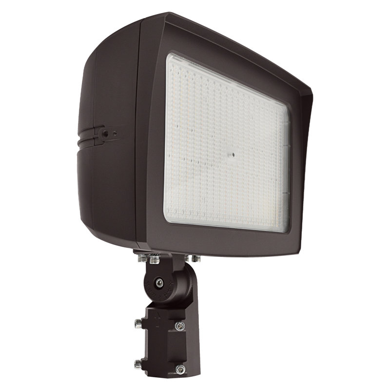 Projecteur à DEL LUXRITE, 200/240 / 300W, 3ccT, jusqu'à 45000LM, photocellule du crépuscule à l'aube, monture à glissière réglable, à intensité variable, IP65, 120-277V, homologué UL