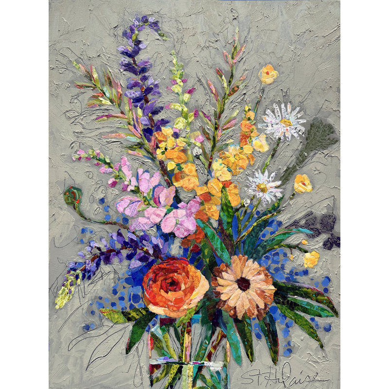 Flowers for Madeline by Elizabeth St. Hilaire - 1 Piece Wrapped Canvas Wall Art, 91 cm H x 61 cm W
