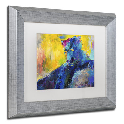 « black panther », impression sur toile