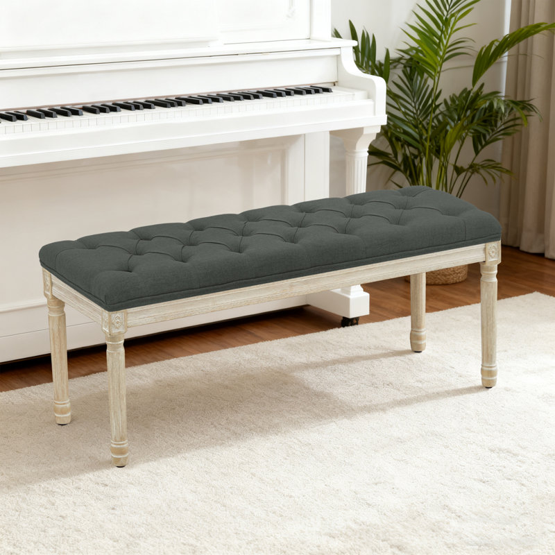 Boswick Bench, Dark Gray, 43.9"