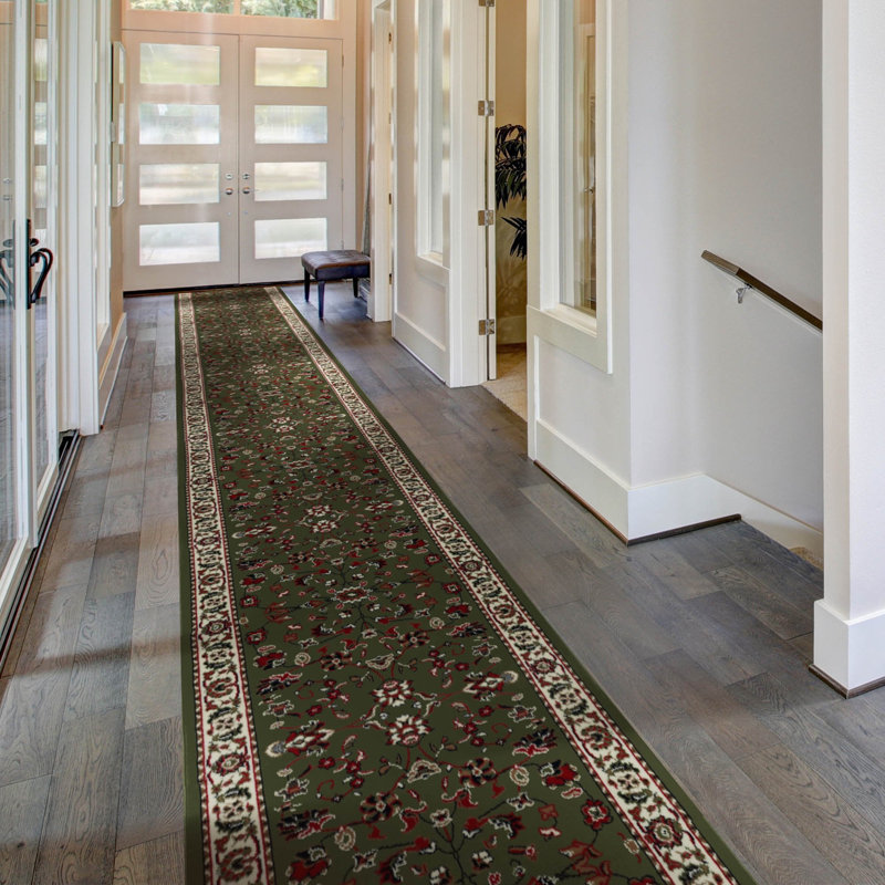 Runner Damask Area Rug, Rectangle 100 x 150 cm