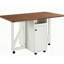 Table de salle à manger pliable, plateau de table à abattants extensible à deux côtés, système de rangement classifié multi-zones-913028795