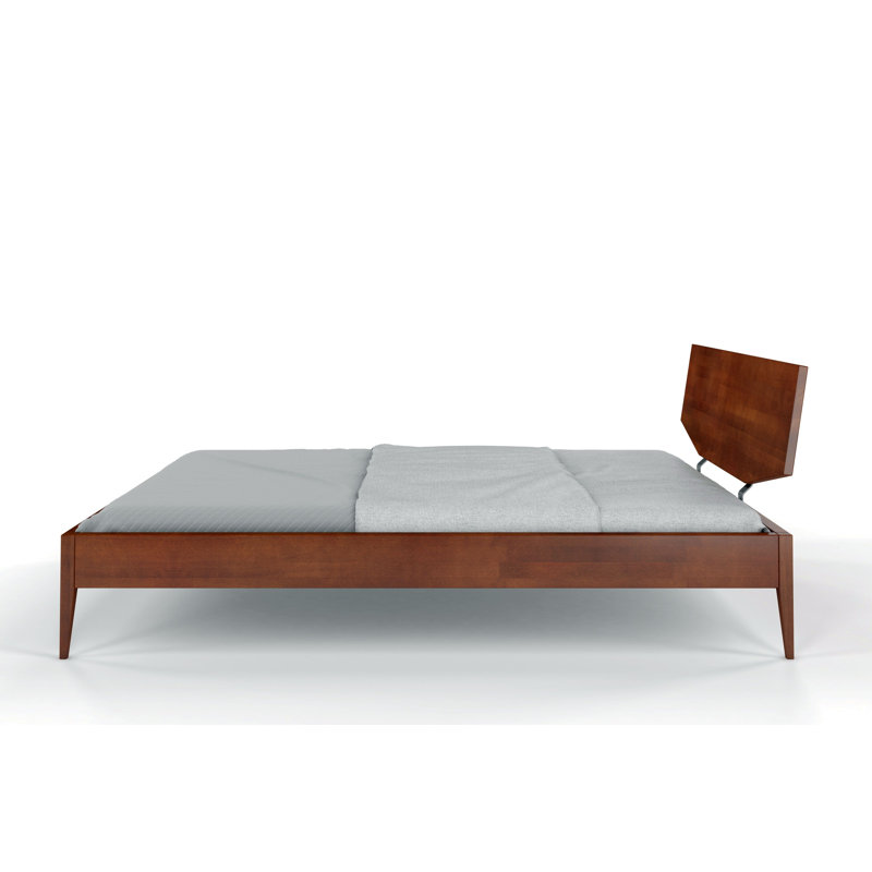 Desinor Solid Wood Bed, Walnut, Super King (6')