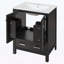 Meuble-lavabo de 24 po avec armoire de rangement et fermeture en douceur pour les espaces compacts-1745332551