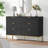 Alynia 6 - Drawer Dresser 47 '' W Double Dresser Black Bedroom Dresser