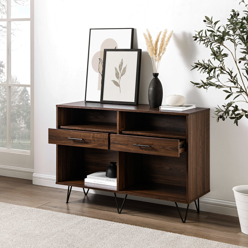 Jackques 44'' Console Table, Dark Brown