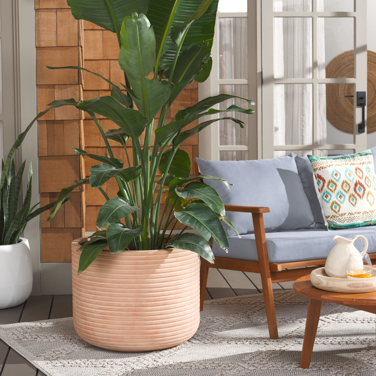 Norah 23" Pot Planter, Terracotta