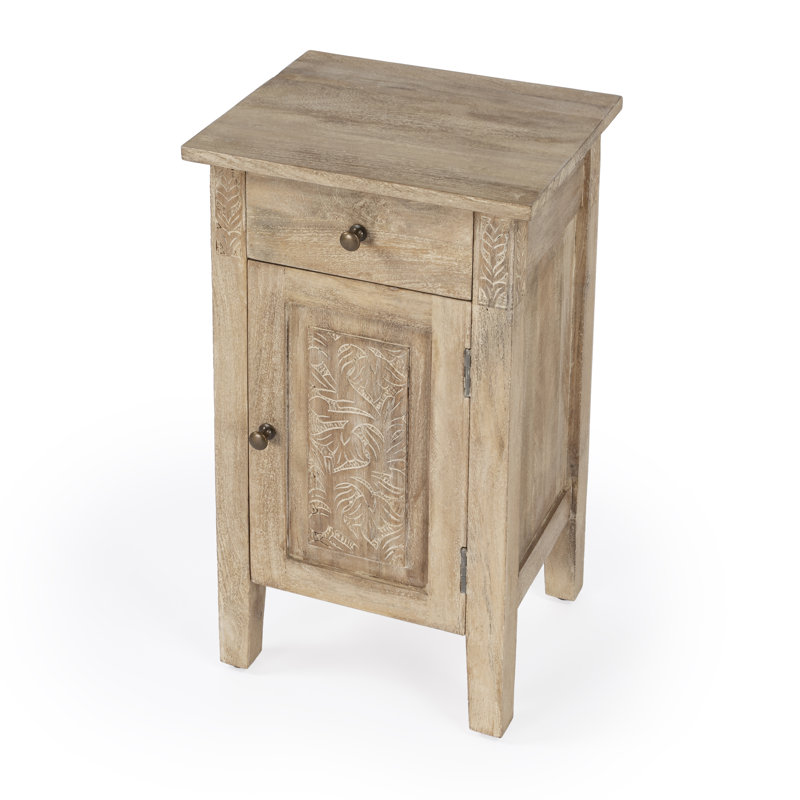 Table de chevet 1 tiroir Cateline, Naturel