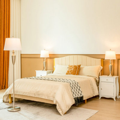 Ensemble de lampes sur pied et de table 3 pièces Jaban