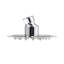 Metro Sharp Nozzles Slim Shower Head - Wall Or Ceiling Mount - 4" Stainless Steel/Brushed Stainless Steel-101956515