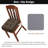 Dual-Layer Memory Foam Chair Cushion 16x16 Inch Non-Slip Silicone Base with Removable Cover