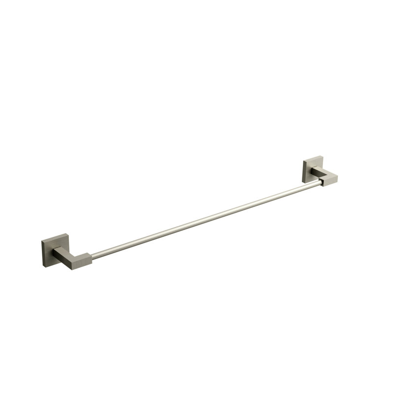 Barre à serviettes 24 po Kubik ™, Nickel brossé