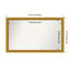 Townhouse Gold Non-Beveled Bathroom Wall Mirror-1016737306