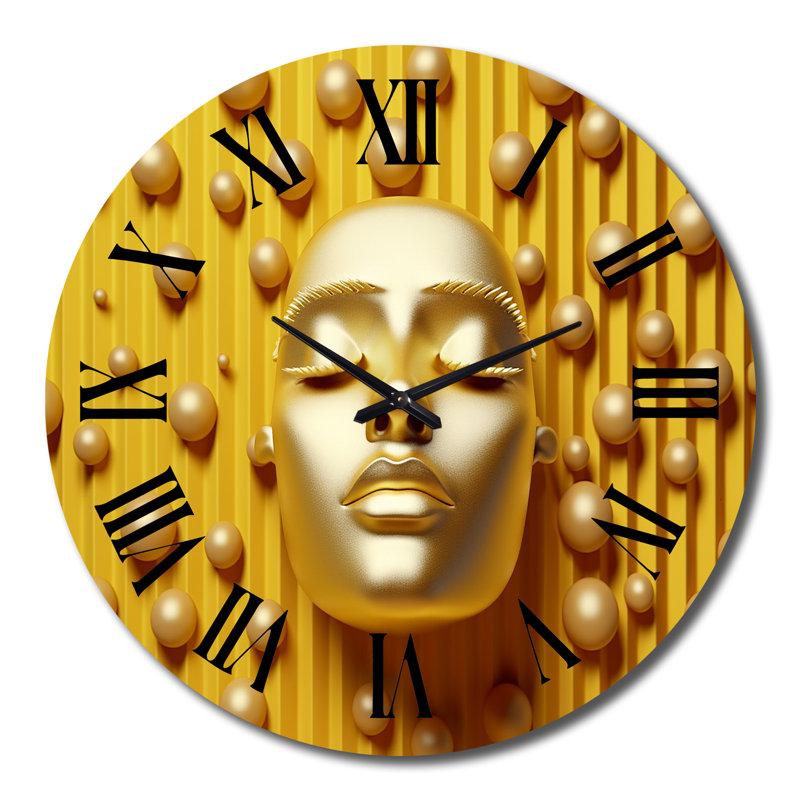 Horloge murale en métal, Très grand