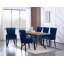 Jersey Velvet Dining Chair - Ergonomic Scoop Knockerback and Solid Wood Legs - Button back Armchair for Dining Room Living Room Restaurants-1882518138-1914217194