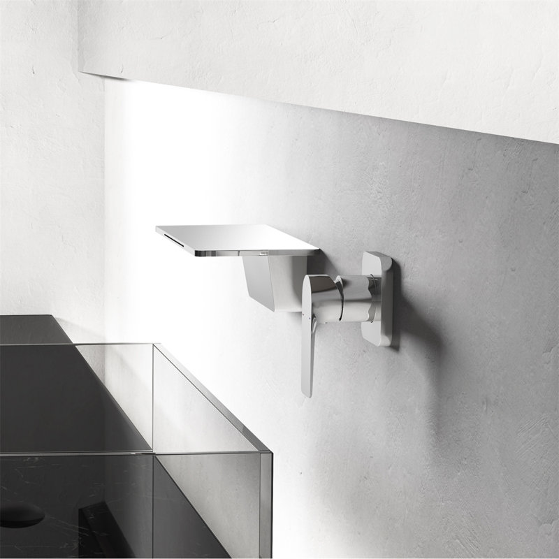 Single-Hole Single-handle Bathroom Faucet, Chrome
