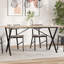 Ronks Dining Table Legs X-Frame Steel-338226203