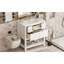 Ensemble de meuble-lavabo simple 30 po avec 5 tiroirs, ensemble de meuble-lavabo autoportant avec cadre en bois massif 30 po-2047696999