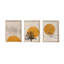 Élégantes peintures décoratives en panneau de fibres à densité moyenne (3 pièces), 8 x 12 pouces chacune | 100% panneau de fibres à densité moyenne avec une épaisseur de 0,1 pouce et 100% des cadres en bois massif avec une épaisseur de 1 pouce | Parfait pour le salon, la chambre à coucher et le bureau-51230434
