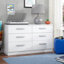 Marquitta 6 Drawer 127.5 Cm W Double Dresser-18318640