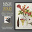 «Tropical Trumpet Flowers I», reproduction encadrée - bois massif-1144971811-1144971822