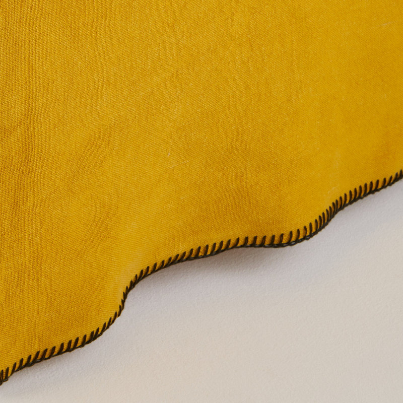 Nino Tailored Wrap Around, 90cm W x 32cm D, Yellow