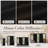 Cadnite 50" W Thermal 100% Blackout Linen Textured Curtain  2 Panels Set-718372527-709144657