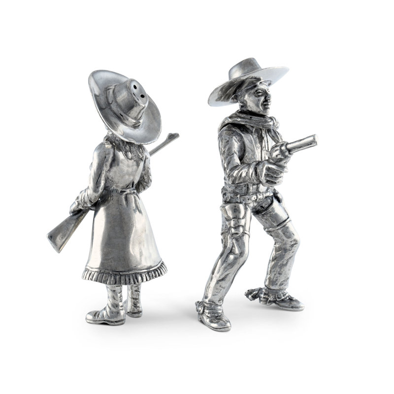 Western Salt And Pepper Shaker Set