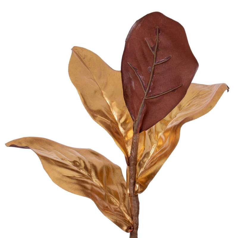 Couronne en polyester 18 po Faux Magnolia