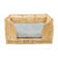 Lit pour petit animal en rotin naturel